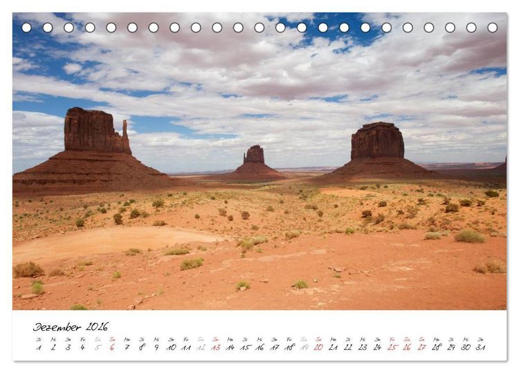 Produktbild: H&ouml;hepunkte im Westen der USA (Tischkalender 2026 DIN A5 quer), CALVENDO Monatskalender