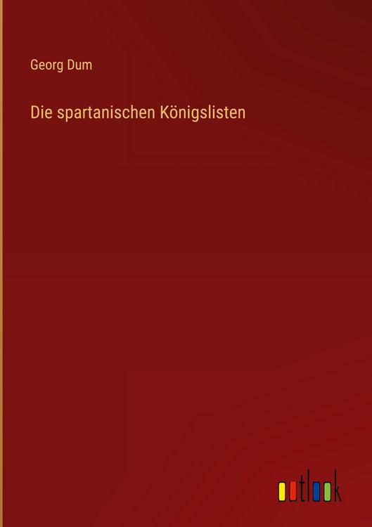 Produktbild: Die spartanischen K&ouml;nigslisten