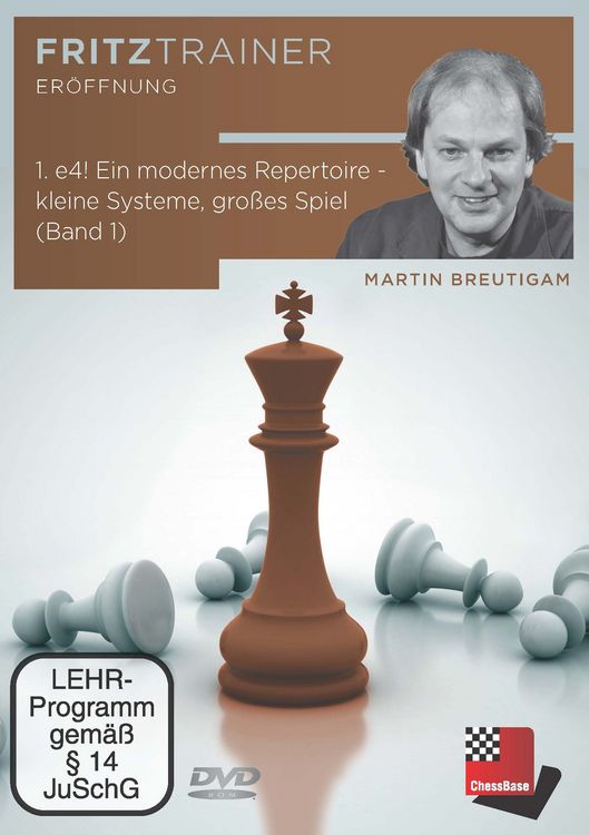 Produktbild: 1. e4! Ein modernes Repertoire - kleine Systeme, gro&szlig;es Spiel (Band 1)