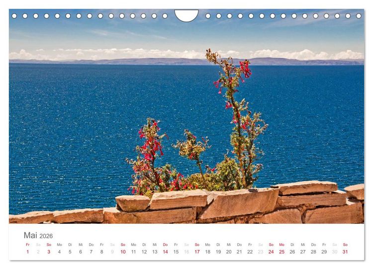 Produktbild: Peru - Perle der Anden (Wandkalender 2026 DIN A4 quer), CALVENDO Monatskalender