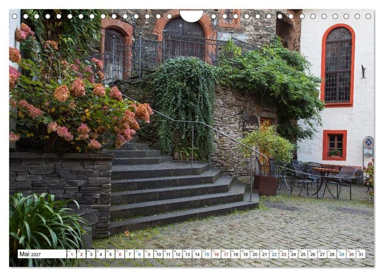 Produktbild: Die sch&ouml;nsten Orte im Moseltal - Von der Burg Eltz bis nach Trier (Wandkalender 2027 DIN A4 quer), CALVENDO Monatskalender