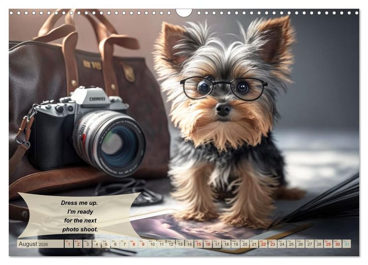 Produktbild: Great fun for Yorkshire Terrier lovers (Wall Calendar 2026 DIN A3 landscape), CALVENDO 12 Month Wall Calendar