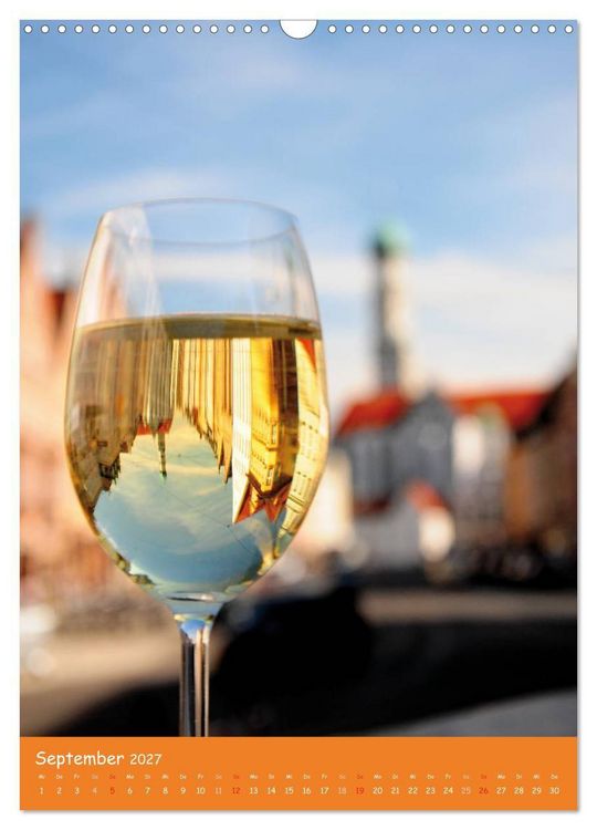 Produktbild: Spaziergang durch Augsburg (Wandkalender 2027 DIN A3 hoch), CALVENDO Monatskalender