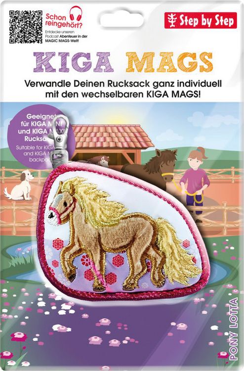 Produktbild: STEP BY STEP&reg; Kindergartenrucksack Zubeh&ouml;r Kiga Mags, Pony Lotta