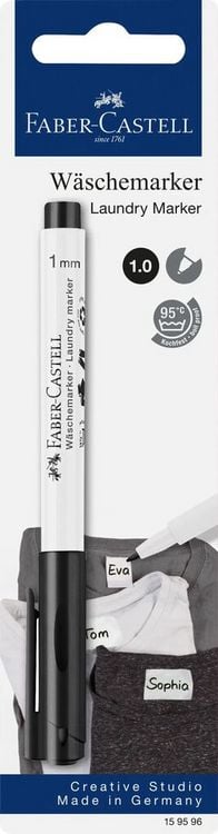 Produktbild: Faber-Castell W&auml;schemarker schwarz