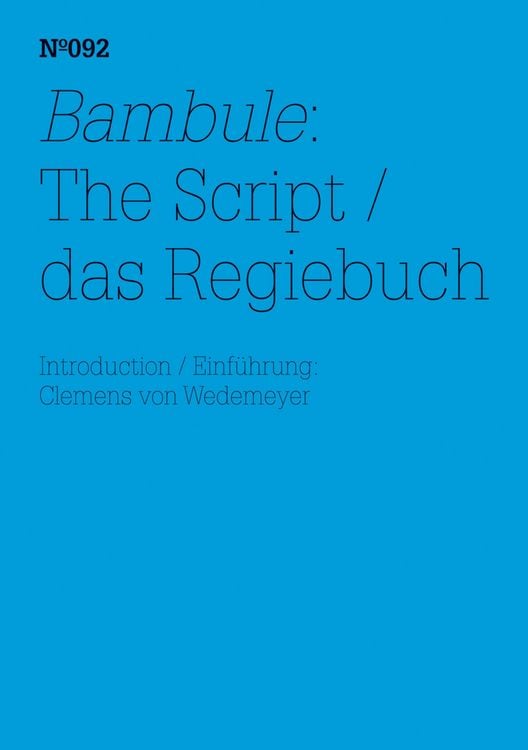 Produktbild: Bambule: Das Regiebuch