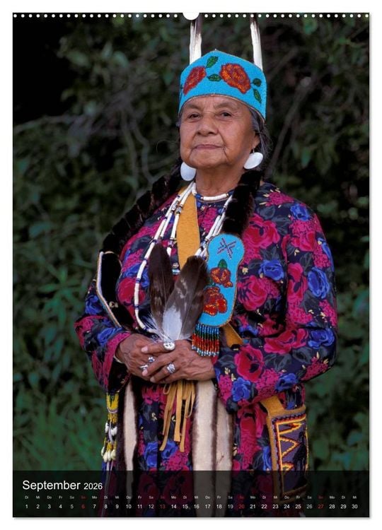 Produktbild: Indianer, Portrait Collection 1 (Wandkalender 2026 DIN A2 hoch), CALVENDO Monatskalender