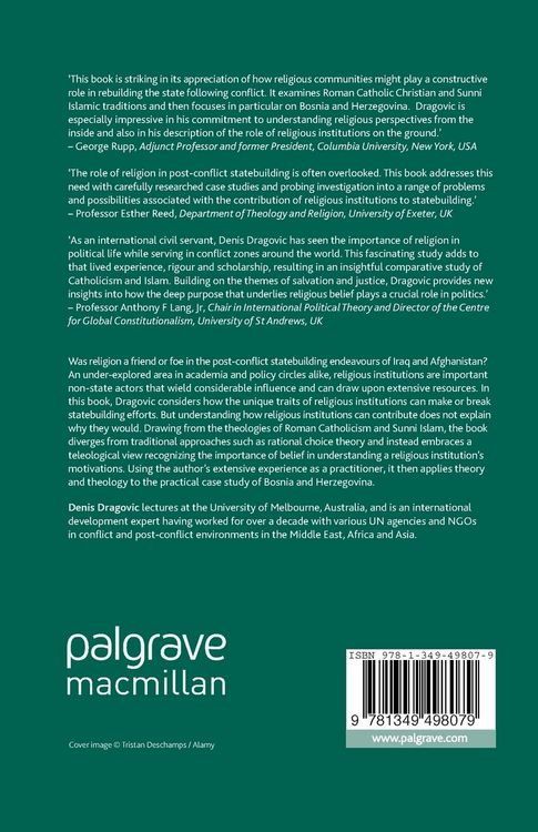 Produktbild: Religion and Post-Conflict Statebuilding