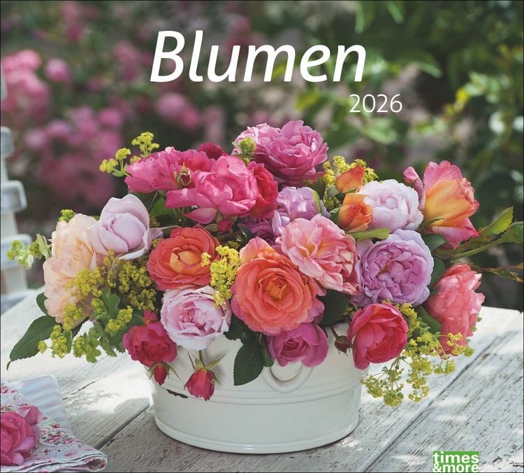 Produktbild: Times&more Blumen Bildkalender 2026