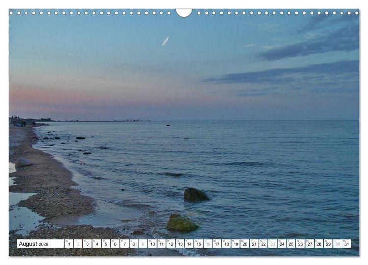 Produktbild: Die Ostsee - von Schleswig nach Gl&uuml;cksburg (Wandkalender 2026 DIN A3 quer), CALVENDO Monatskalender