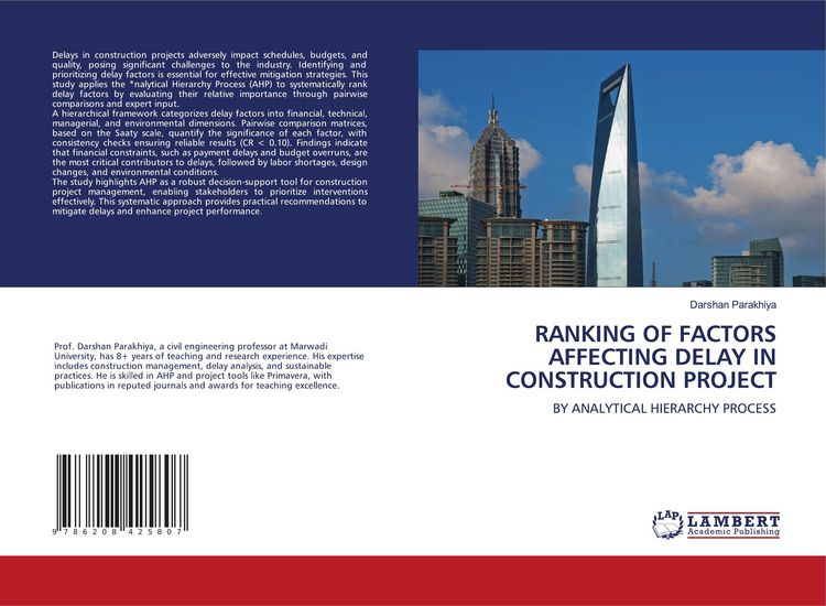 Produktbild: Ranking Of Factors Affecting Delay in Construction Project