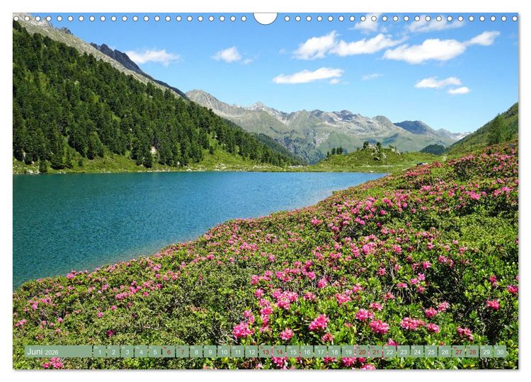 Produktbild: Bergseen zum Tr&auml;umen (Wandkalender 2026 DIN A3 quer), CALVENDO Monatskalender
