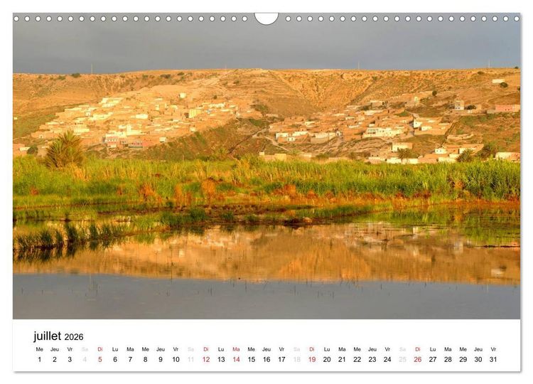 Produktbild: Maroc Au fil de l'eau (Calendrier mural 2026 DIN A3 vertical), CALVENDO calendrier mensuel