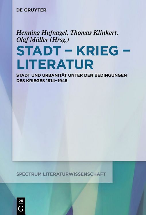 Produktbild: Stadt &minus; Krieg &minus; Literatur