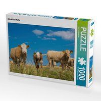 Produktbild: CALVENDO Puzzle Gl&uuml;ckliche K&uuml;he | 1000 Teile Lege-Gr&ouml;&szlig;e 64x48cm Foto-Puzzle f&uuml;r gl&uuml;ckliche Stunden