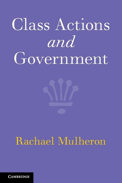 Produktbild: Class Actions and Government