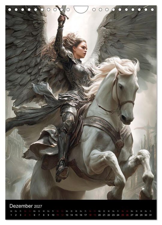 Produktbild: Gothic Angels (Wandkalender 2027 DIN A4 hoch), CALVENDO Monatskalender