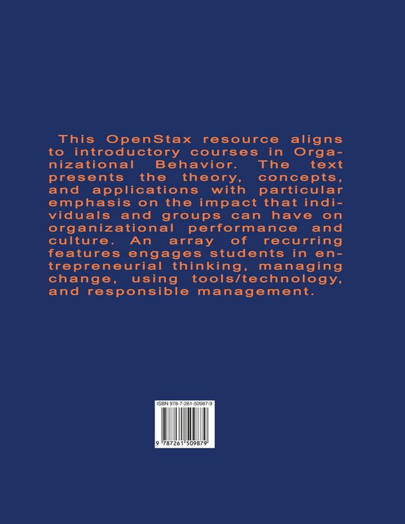 Produktbild: Organizational Behavior