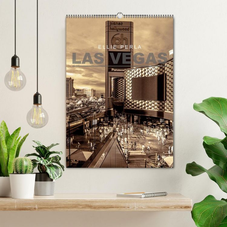 Produktbild: LAS VEGAS (Wandkalender 2026 DIN A2 hoch), CALVENDO Monatskalender