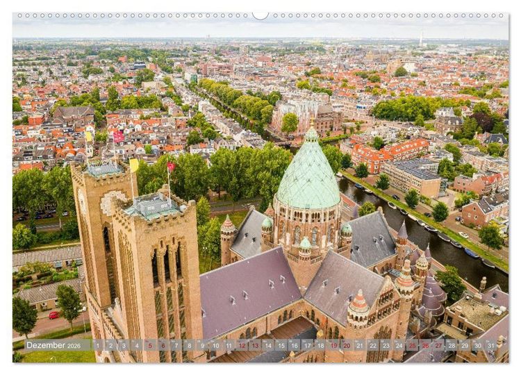 Produktbild: Ein Blick auf Haarlem (hochwertiger Premium Wandkalender 2026 DIN A2 quer), Kunstdruck in Hochglanz