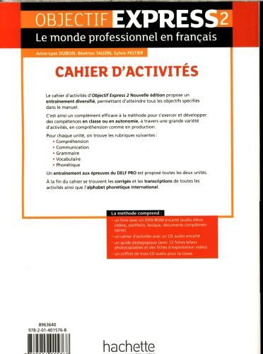 Produktbild: Objectif Express 2 [2e edition] - Cahier d'activites (B1-B2.1)