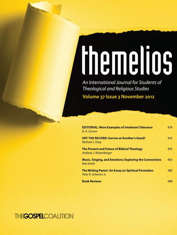 Produktbild: Themelios, Volume 37, Issue 3