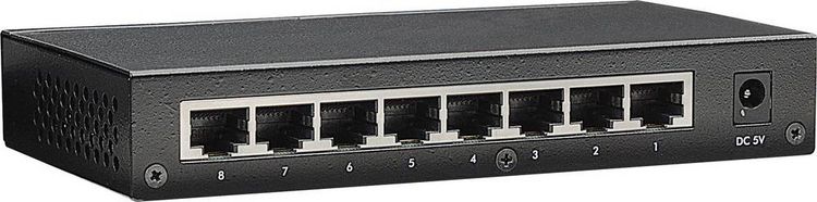 Produktbild: Intellinet 530347 530347 Netzwerk Switch 8 Port 1 GBit/s