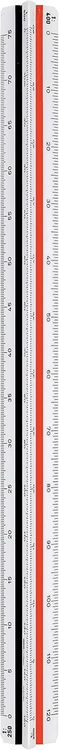 Produktbild: ARISTO College Dreikantma&szlig;stab (B), 1:100:200:250:300:400:500Ecoblister