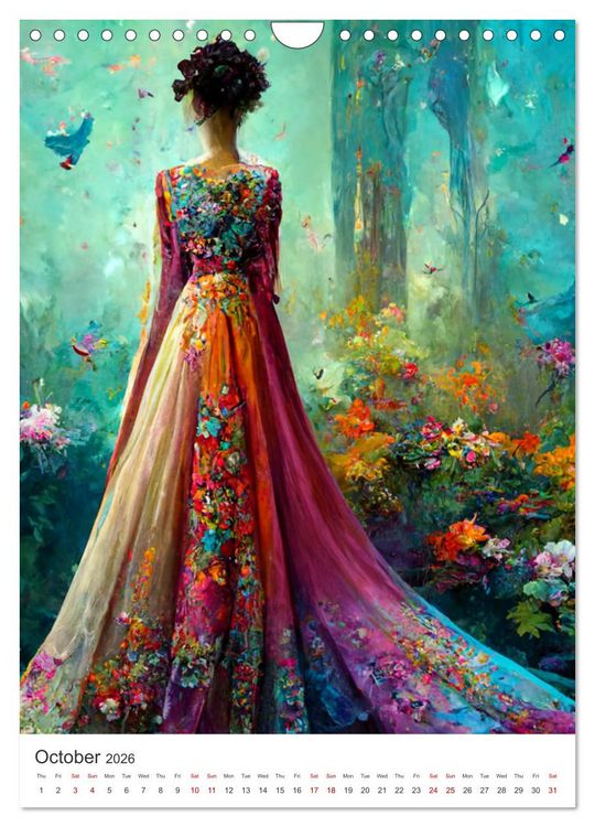 Produktbild: The Princess Garden (Wall Calendar 2026 DIN A4 portrait), CALVENDO 12 Month Wall Calendar