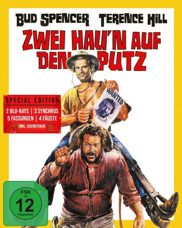 Produktbild: H&uuml;gel der blutigen Stiefel/Zwei hau'n auf den Putz (Mediabook A) (+ CD) [2 BRs]