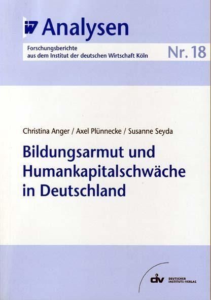 Produktbild: Bildungsarmut und Humankapitalschw&auml;che in Deutschland