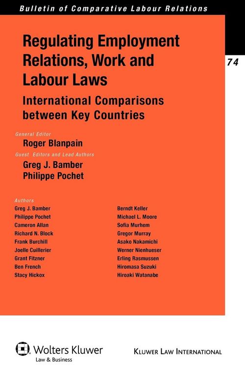 Produktbild: Regulating Employment Relations, Work and Labour Laws