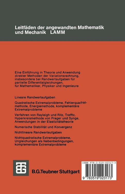 Produktbild: Direkte Methoden der Variationsrechnung