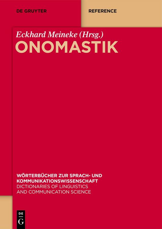 Produktbild: Onomastik