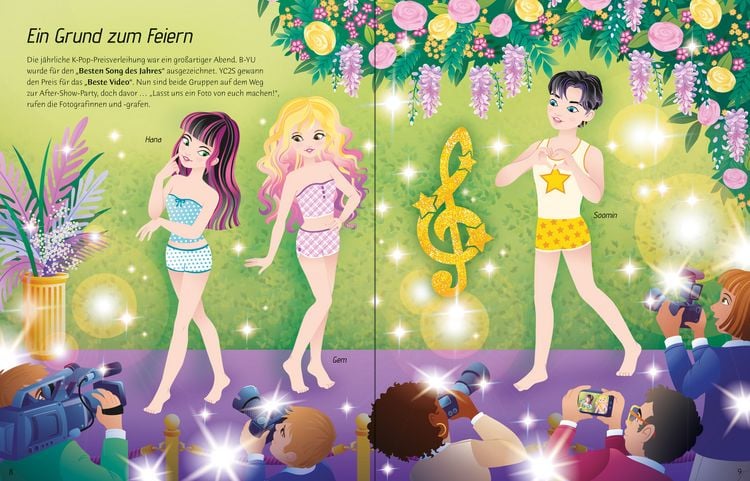 Produktbild: Mein Anziehpuppen-Stickerbuch: K-Pop-Party