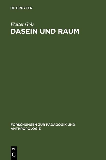 Produktbild: Dasein und Raum
