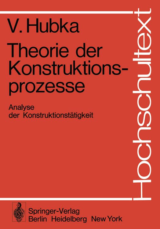 Produktbild: Theorie der Konstruktionsprozesse