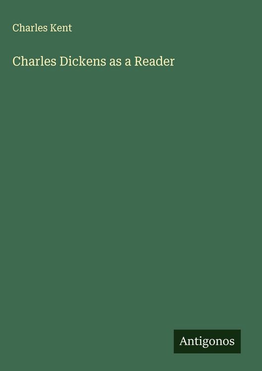 Produktbild: Charles Dickens as a Reader