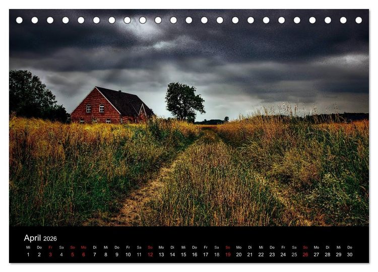 Produktbild: Die Farben des Niederrheins (Tischkalender 2026 DIN A5 quer), CALVENDO Monatskalender