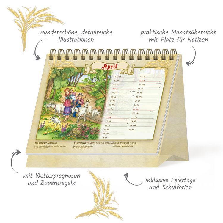 Produktbild: TR&Ouml;TSCH - Aufstellkalender Der 100-j&auml;hrige Kalender 2027