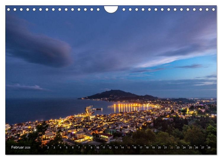 Produktbild: Zakynthos - Griechische Idylle im Ionischen Meer (Wandkalender 2026 DIN A4 quer), CALVENDO Monatskalender