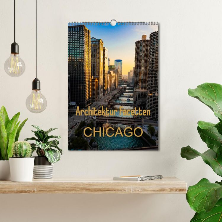 Produktbild: Architektur Facetten Chicago 2026 (Wandkalender 2026 DIN A3 hoch), CALVENDO Monatskalender