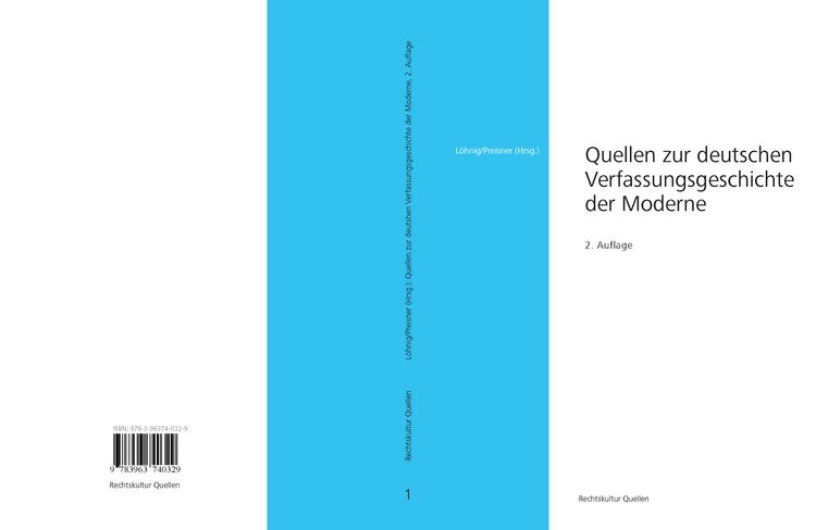 Produktbild: Quellen zur deutschen Verfassungsgeschichte der Moderne