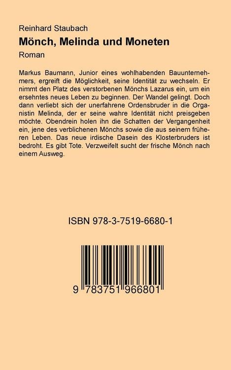 Produktbild: M&ouml;nch, Melinda und Moneten