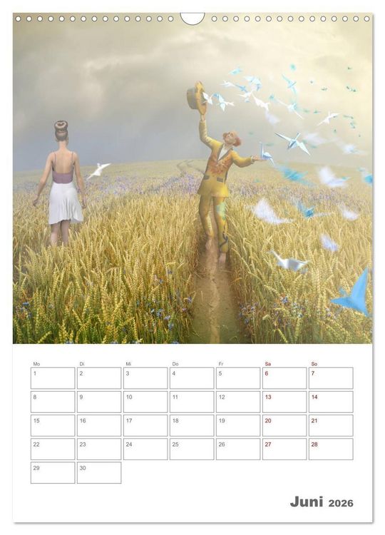 Produktbild: Surrealistische Reisen (Wandkalender 2026 DIN A3 hoch), CALVENDO Monatskalender