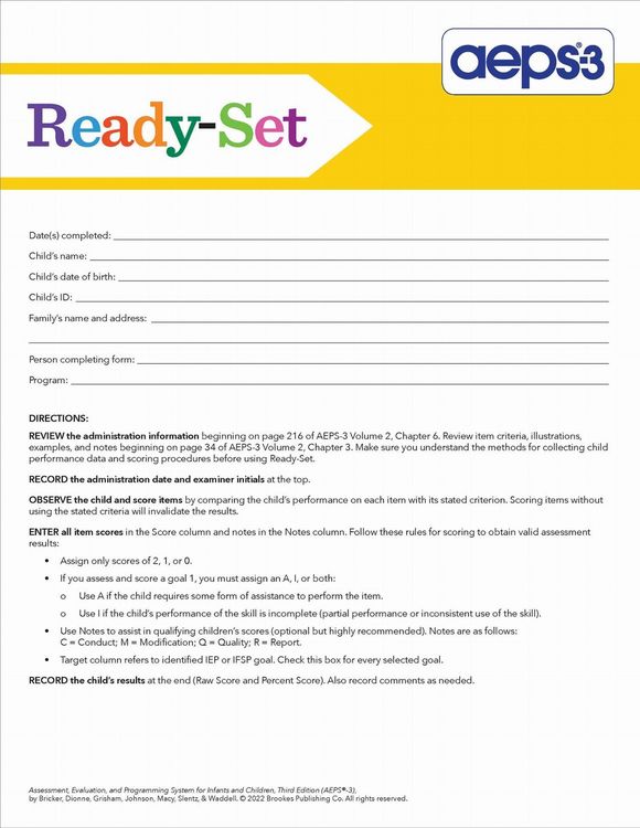 Produktbild: Aeps(r)-3 Ready-Set