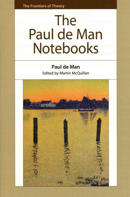 Produktbild: The Paul de Man Notebooks