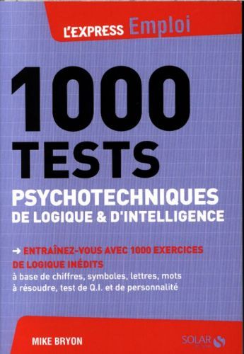 Produktbild: 1 000 tests psychotechniques de logique et d'intelligence