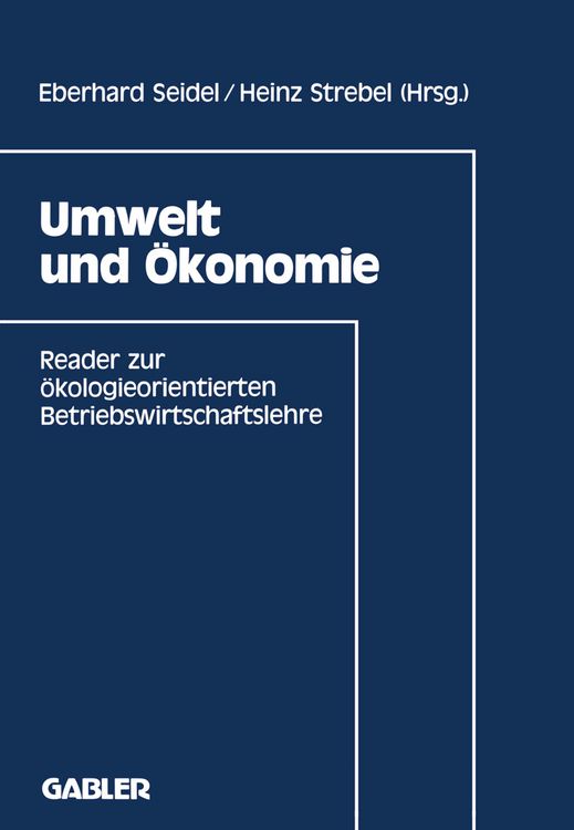 Produktbild: Umwelt und &Ouml;konomie