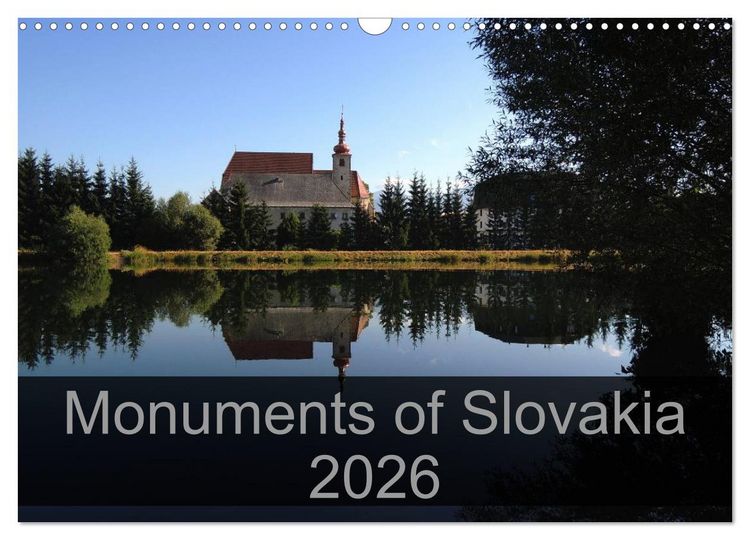 Produktbild: Monuments of Slovakia 2026 (Wall Calendar 2026 DIN A3 landscape), CALVENDO 12 Month Wall Calendar